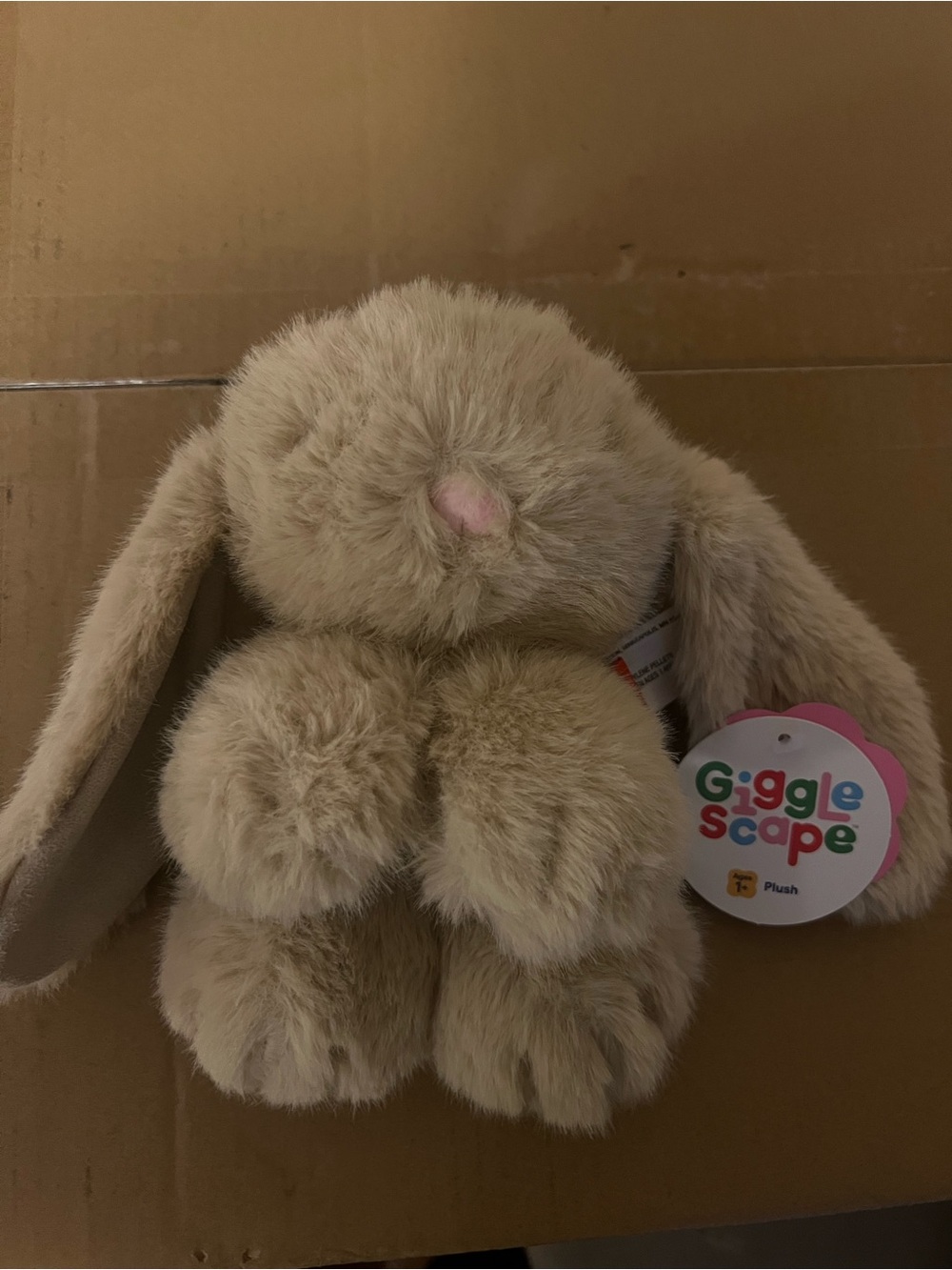 GiggleScape Bunny Stuffed Animal Plush Toy 5.5 inches - Picture 2 of 2